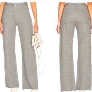 Rag & Bone Gray Wide Leg High-Rise Trousers